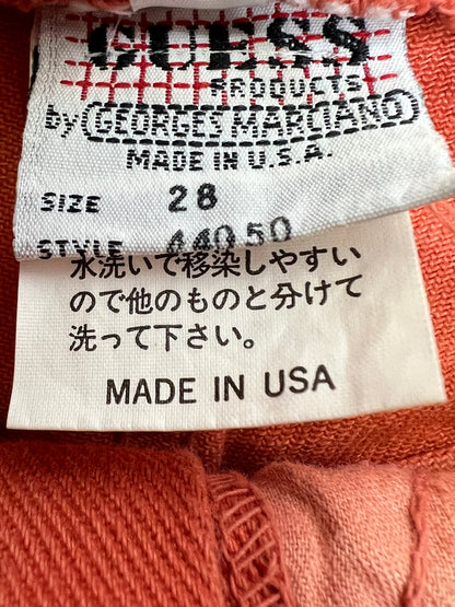 【現状渡し品】【メンズ】 GUESS BY GEORGES MARCIANO ゲス バイ ジョージズ マルシアーノ DENIM PANTS デニムパンツ ボトムス 156-261002-AS-19-hon サイズ：28 カラー：オレンジ 万代Net店
