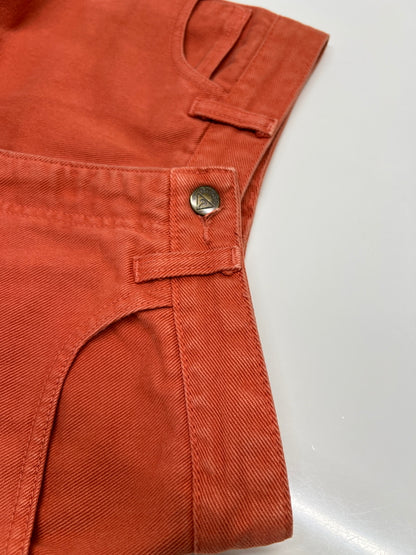 【現状渡し品】【メンズ】 GUESS BY GEORGES MARCIANO ゲス バイ ジョージズ マルシアーノ DENIM PANTS デニムパンツ ボトムス 156-261002-AS-19-hon サイズ：28 カラー：オレンジ 万代Net店