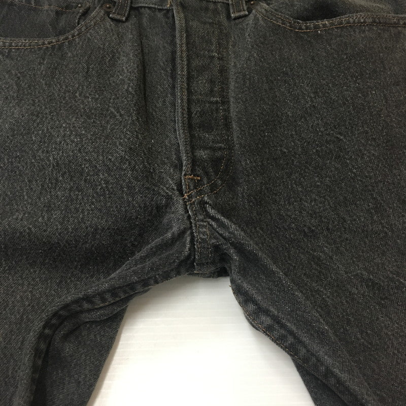 【中古品】【メンズ】 Levi's リーバイス 501 DENIM PANTS 501-0658 USA製 先染めデニムパンツ ボトムス ジーンズ ボタン裏 刻印853 156-250718-KS-27-tei サイズ：W31L30 カラー：ブラック 万代Net店