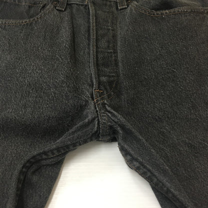 【中古品】【メンズ】 Levi's リーバイス 501 DENIM PANTS 501-0658 USA製 先染めデニムパンツ ボトムス ジーンズ ボタン裏 刻印853 156-250718-KS-27-tei サイズ：W31L30 カラー：ブラック 万代Net店