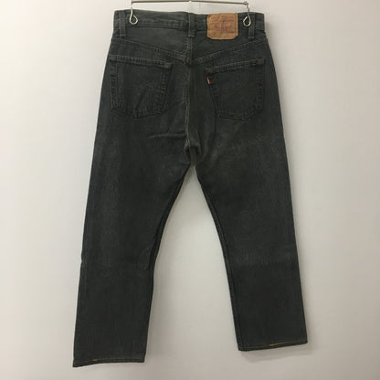 【中古品】【メンズ】 Levi's リーバイス 501 DENIM PANTS 501-0658 USA製 先染めデニムパンツ ボトムス ジーンズ ボタン裏 刻印853 156-250718-KS-27-tei サイズ：W31L30 カラー：ブラック 万代Net店
