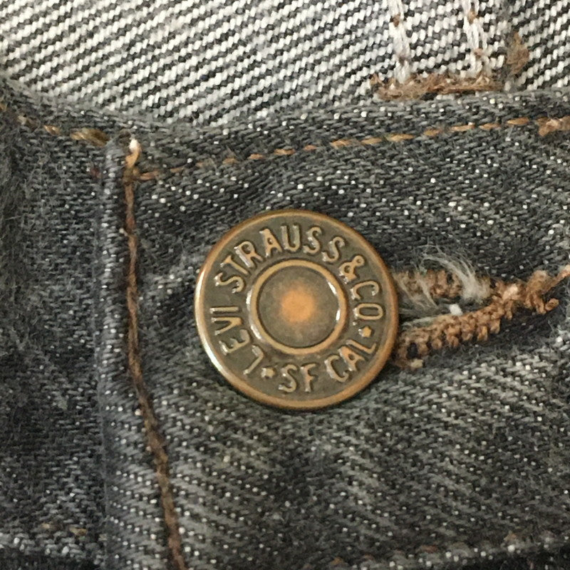 【中古品】【メンズ】 Levi's リーバイス 501 DENIM PANTS 501-0658 USA製 先染めデニムパンツ ボトムス ジーンズ ボタン裏 刻印853 156-250718-KS-27-tei サイズ：W31L30 カラー：ブラック 万代Net店