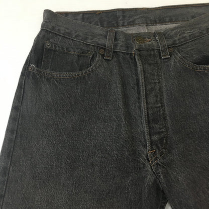 【中古品】【メンズ】 Levi's リーバイス 501 DENIM PANTS 501-0658 USA製 先染めデニムパンツ ボトムス ジーンズ ボタン裏 刻印853 156-250718-KS-27-tei サイズ：W31L30 カラー：ブラック 万代Net店