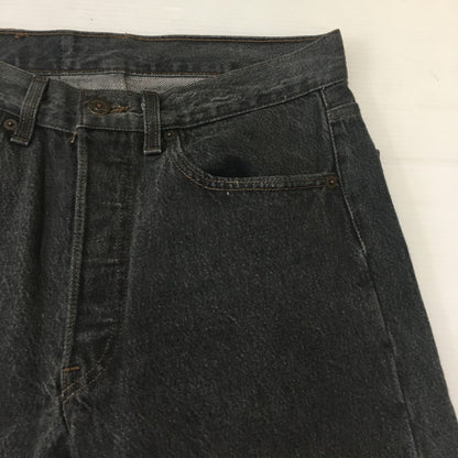 【中古品】【メンズ】 Levi's リーバイス 501 DENIM PANTS 501-0658 USA製 先染めデニムパンツ ボトムス ジーンズ ボタン裏 刻印853 156-250718-KS-27-tei サイズ：W31L30 カラー：ブラック 万代Net店