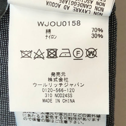 【中古品】【メンズ】 WOOLRICH ウールリッチ CORDURA DUCK ANORAK WJOU0158 コーデュラ ダック アノラック ライトアウター ジャケット 144-250720-kk-13-tei サイズ：L カラー：ケミカルウォッシュ インディゴブラック 万代Net店