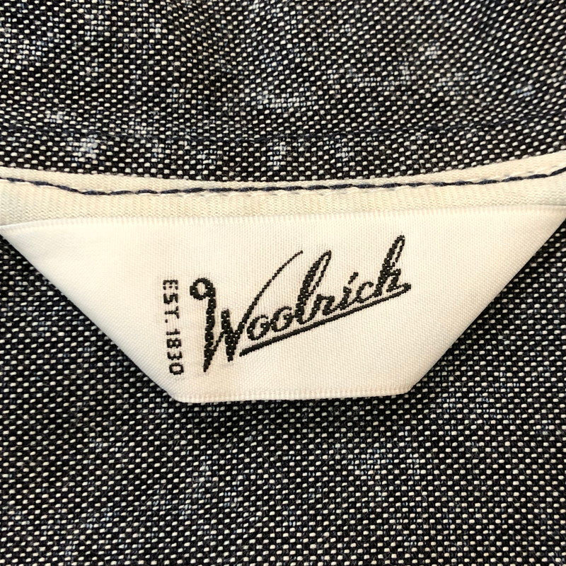 【中古品】【メンズ】 WOOLRICH ウールリッチ CORDURA DUCK ANORAK WJOU0158 コーデュラ ダック アノラック ライトアウター ジャケット 144-250720-kk-13-tei サイズ：L カラー：ケミカルウォッシュ インディゴブラック 万代Net店