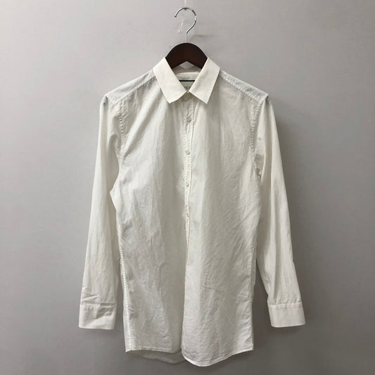 【中古品】【メンズ】 GUCCI グッチ REGULAR FIT L/S DRESS SHIRT 406828 21131 レギュラーフィット ロングスリーブ ドレスシャツ 長袖 トップス 141-250720-kk-06-tei サイズ：38/15 カラー：ホワイト 万代Net店