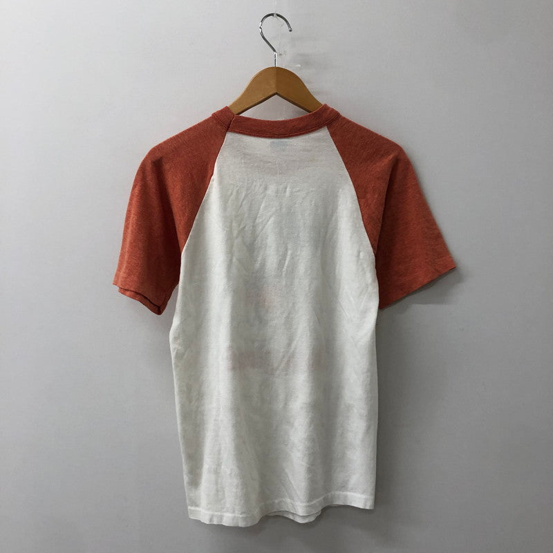 【中古品】【メンズ】 DISNEY ディズニー 90’s MICKEY RAGLAN T-SHIRT MADE IN USA 90年代 ミッキー ラグラン Tシャツ 半袖 トップス USA製 145-250726-yo-09-tei サイズ：M カラー：オレンジ 万代Net店