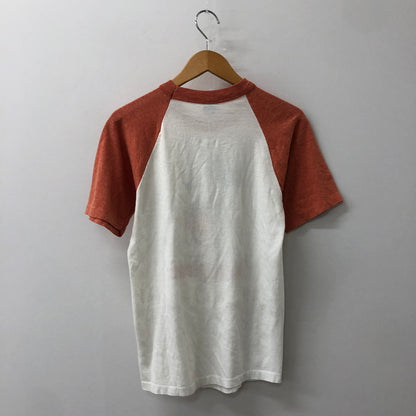 【中古品】【メンズ】 DISNEY ディズニー 90’s MICKEY RAGLAN T-SHIRT MADE IN USA 90年代 ミッキー ラグラン Tシャツ 半袖 トップス USA製 145-250726-yo-09-tei サイズ：M カラー：オレンジ 万代Net店