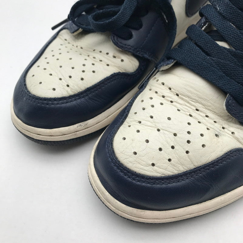 【中古品】【メンズ】 NIKE ナイキ 555088-140 AIR JORDAN 1 RETRO HIGH OG "OBSIDIAN UNIVERSITY BLUE エアジョーダン1 レトロ ハイカット スニーカー 靴 160-260515-ky-05-teih サイズ：28cm カラー：ブルー 万代Net店