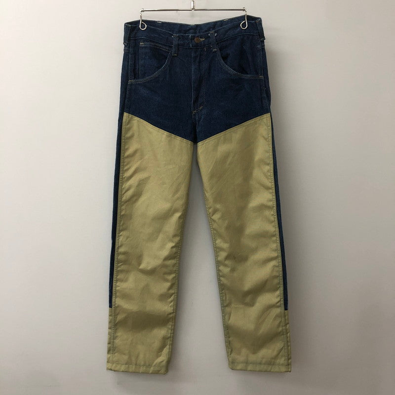 【中古品】【メンズ】 POINTER ポインター SCOVILL ZIP DOCKING DENIM PANTS スコヴィル ジップ ドッキング デニム パンツ ボトムス 156-250726-yo-16-tei サイズ：表記無し カラー：インディゴ/ベージュ 万代Net店