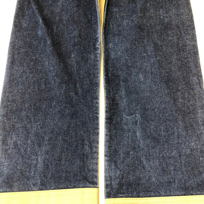【中古品】【メンズ】 POINTER ポインター SCOVILL ZIP DOCKING DENIM PANTS スコヴィル ジップ ドッキング デニム パンツ ボトムス 156-250726-yo-16-tei サイズ：表記無し カラー：インディゴ/ベージュ 万代Net店