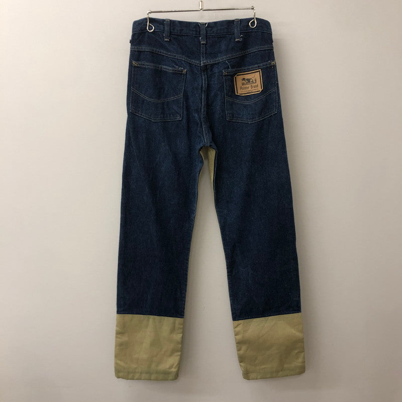 【中古品】【メンズ】 POINTER ポインター SCOVILL ZIP DOCKING DENIM PANTS スコヴィル ジップ ドッキング デニム パンツ ボトムス 156-250726-yo-16-tei サイズ：表記無し カラー：インディゴ/ベージュ 万代Net店