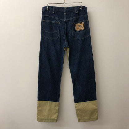 【中古品】【メンズ】 POINTER ポインター SCOVILL ZIP DOCKING DENIM PANTS スコヴィル ジップ ドッキング デニム パンツ ボトムス 156-250726-yo-16-tei サイズ：表記無し カラー：インディゴ/ベージュ 万代Net店
