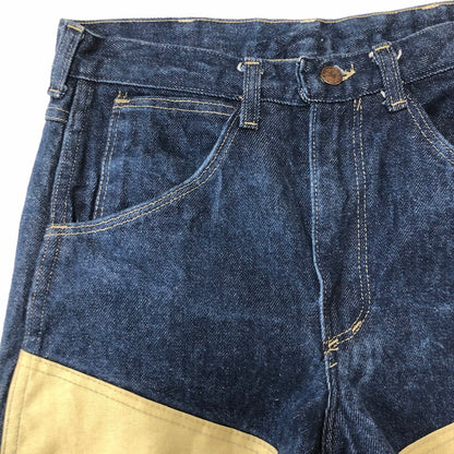 【中古品】【メンズ】 POINTER ポインター SCOVILL ZIP DOCKING DENIM PANTS スコヴィル ジップ ドッキング デニム パンツ ボトムス 156-250726-yo-16-tei サイズ：表記無し カラー：インディゴ/ベージュ 万代Net店