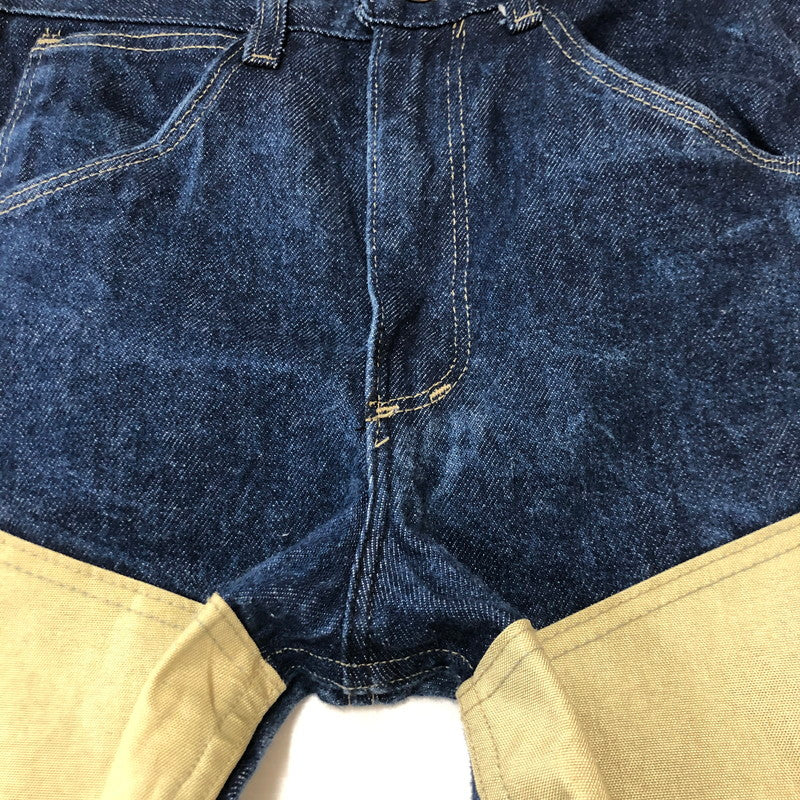 【中古品】【メンズ】 POINTER ポインター SCOVILL ZIP DOCKING DENIM PANTS スコヴィル ジップ ドッキング デニム パンツ ボトムス 156-250726-yo-16-tei サイズ：表記無し カラー：インディゴ/ベージュ 万代Net店