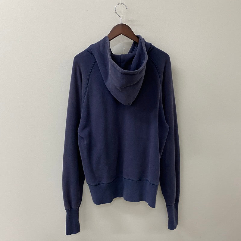 【中古品】【メンズ】 EVISU エヴィス × RING 別注 コラボ HICKORY FULL ZIP HOODIE ヒッコリー フルジップ フーディー トップス パーカー 145-250723-KS-17-tei カラー：ネイビー 万代Net店