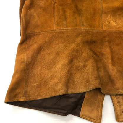 【現状渡し品】【メンズ】 UNKOWN 50～70's SUEDE LAMB LEATHER JACKET VINTAGE 50~70年代 スエード ラム レザー ジャケット アウタ－ ヴィンテージ 145-250726-yo-06-tei サイズ：表記無し カラー：キャメル 万代Net店
