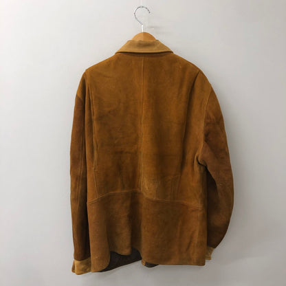 【現状渡し品】【メンズ】 UNKOWN 50～70's SUEDE LAMB LEATHER JACKET VINTAGE 50~70年代 スエード ラム レザー ジャケット アウタ－ ヴィンテージ 145-250726-yo-06-tei サイズ：表記無し カラー：キャメル 万代Net店