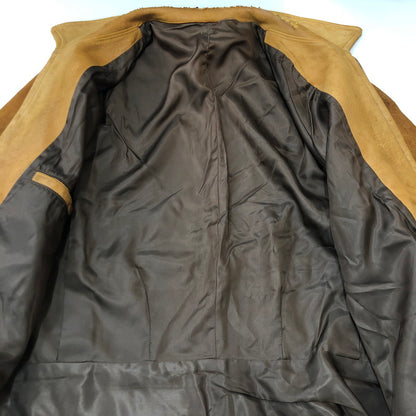 【現状渡し品】【メンズ】 UNKOWN 50～70's SUEDE LAMB LEATHER JACKET VINTAGE 50~70年代 スエード ラム レザー ジャケット アウタ－ ヴィンテージ 145-250726-yo-06-tei サイズ：表記無し カラー：キャメル 万代Net店