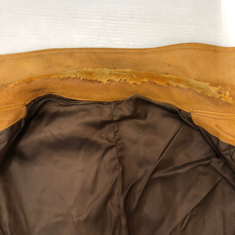 【現状渡し品】【メンズ】 UNKOWN 50～70's SUEDE LAMB LEATHER JACKET VINTAGE 50~70年代 スエード ラム レザー ジャケット アウタ－ ヴィンテージ 145-250726-yo-06-tei サイズ：表記無し カラー：キャメル 万代Net店