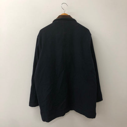 【中古品】【メンズ】 O.HENRY オーヘンリー SUEDE COAT OLW-42009 襟スウェード コート アウタ－ 145-250726-yo-05-tei サイズ：L カラー：ネイビー 万代Net店