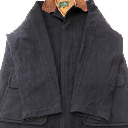 【中古品】【メンズ】 O.HENRY オーヘンリー SUEDE COAT OLW-42009 襟スウェード コート アウタ－ 145-250726-yo-05-tei サイズ：L カラー：ネイビー 万代Net店