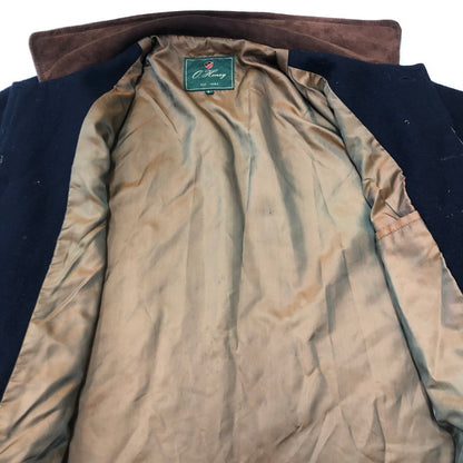 【中古品】【メンズ】 O.HENRY オーヘンリー SUEDE COAT OLW-42009 襟スウェード コート アウタ－ 145-250726-yo-05-tei サイズ：L カラー：ネイビー 万代Net店