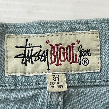 【中古品】【メンズ】 STUSSY ステューシー 23SS SPRAY DYE BIG OL' SHORT 112321 スプレー ダイ ビッグ OL ショート ボトムス ショートパンツ ハーフパンツ ショーツ 153-250730-ks-22-fuz サイズ：34 カラー：ブルー 万代Net店