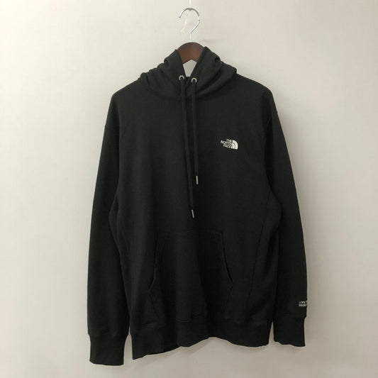 【中古品】【メンズ】 THE NORTH FACE ザ・ノースフェイス SHIRETOKO NATURE FOUNDATION KOMNUPURI HOODIE NT62438R 知床財団 コムヌプリ フーディ 長袖 トップス プルオーバー パーカー 144-250729-yo-14-tei サイズ：XL カラー：ブラック 万代Net店