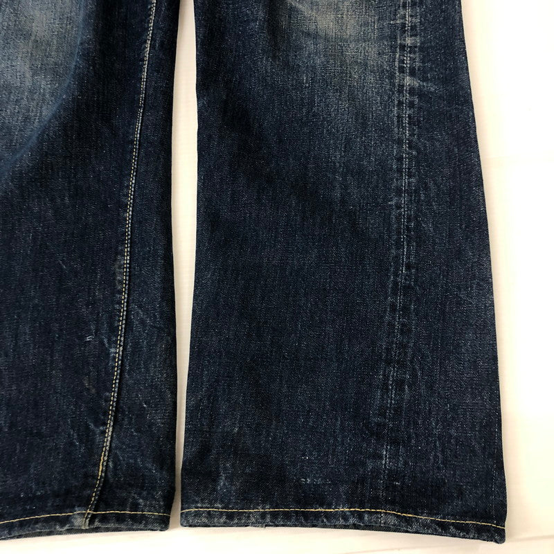 【現状渡し品】【メンズ】 Levi's リーバイス 60's 501XX DENIM PANTS VINTAGE 60年代 デニム パンツ ボトムス ジーンズ ヴィンテージ ボタン裏刻印2 不均等V ギャラなし 紙パッチモデル 156-250726-yo-32-tei サイズ：表記無し カラー：インディゴ 万代Net店