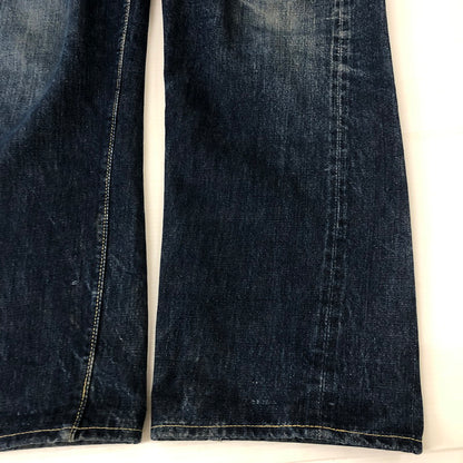 【現状渡し品】【メンズ】 Levi's リーバイス 60's 501XX DENIM PANTS VINTAGE 60年代 デニム パンツ ボトムス ジーンズ ヴィンテージ ボタン裏刻印2 不均等V ギャラなし 紙パッチモデル 156-250726-yo-32-tei サイズ：表記無し カラー：インディゴ 万代Net店