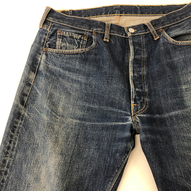 【現状渡し品】【メンズ】 Levi's リーバイス 60's 501XX DENIM PANTS VINTAGE 60年代 デニム パンツ ボトムス ジーンズ ヴィンテージ ボタン裏刻印2 不均等V ギャラなし 紙パッチモデル 156-250726-yo-32-tei サイズ：表記無し カラー：インディゴ 万代Net店