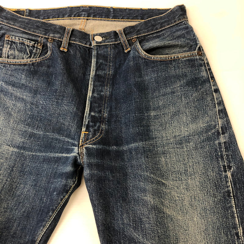 【現状渡し品】【メンズ】 Levi's リーバイス 60's 501XX DENIM PANTS VINTAGE 60年代 デニム パンツ ボトムス ジーンズ ヴィンテージ ボタン裏刻印2 不均等V ギャラなし 紙パッチモデル 156-250726-yo-32-tei サイズ：表記無し カラー：インディゴ 万代Net店