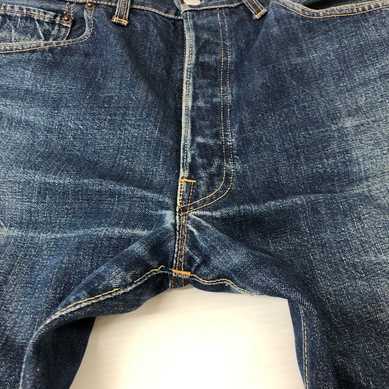 【現状渡し品】【メンズ】 Levi's リーバイス 60's 501XX DENIM PANTS VINTAGE 60年代 デニム パンツ ボトムス ジーンズ ヴィンテージ ボタン裏刻印2 不均等V ギャラなし 紙パッチモデル 156-250726-yo-32-tei サイズ：表記無し カラー：インディゴ 万代Net店