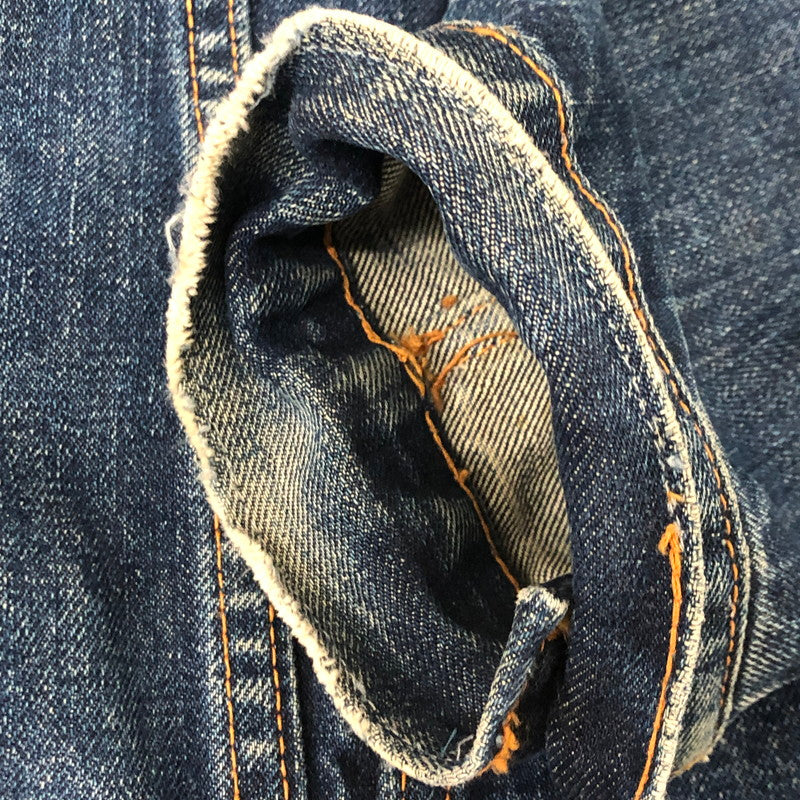 【現状渡し品】【メンズ】 Levi's リーバイス 70's DENIM TRACKER JACKET 70505 VINTAGE 70年代 デニム トラッカー ジャケット ライトアウター ヴィンテージ ボタン裏刻印524 不均等V 145-250726-yo-31-tei サイズ：表記無し カラー：インディゴ 万代Net店