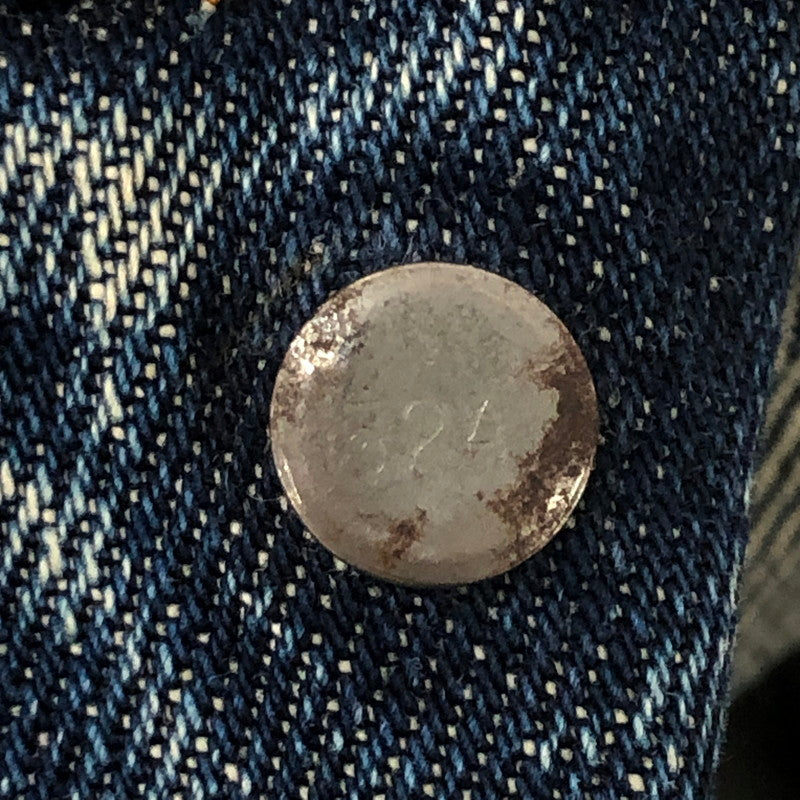 【現状渡し品】【メンズ】 Levi's リーバイス 70's DENIM TRACKER JACKET 70505 VINTAGE 70年代 デニム トラッカー ジャケット ライトアウター ヴィンテージ ボタン裏刻印524 不均等V 145-250726-yo-31-tei サイズ：表記無し カラー：インディゴ 万代Net店