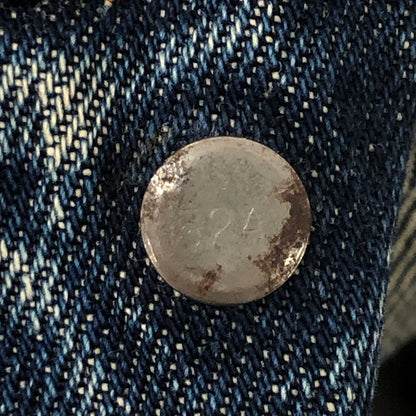 【現状渡し品】【メンズ】 Levi's リーバイス 70's DENIM TRACKER JACKET 70505 VINTAGE 70年代 デニム トラッカー ジャケット ライトアウター ヴィンテージ ボタン裏刻印524 不均等V 145-250726-yo-31-tei サイズ：表記無し カラー：インディゴ 万代Net店