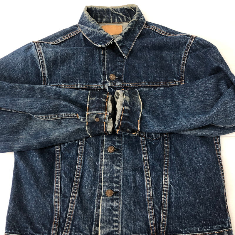 【現状渡し品】【メンズ】 Levi's リーバイス 70's DENIM TRACKER JACKET 70505 VINTAGE 70年代 デニム トラッカー ジャケット ライトアウター ヴィンテージ ボタン裏刻印524 不均等V 145-250726-yo-31-tei サイズ：表記無し カラー：インディゴ 万代Net店