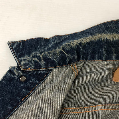 【現状渡し品】【メンズ】 Levi's リーバイス 70's DENIM TRACKER JACKET 70505 VINTAGE 70年代 デニム トラッカー ジャケット ライトアウター ヴィンテージ ボタン裏刻印524 不均等V 145-250726-yo-31-tei サイズ：表記無し カラー：インディゴ 万代Net店