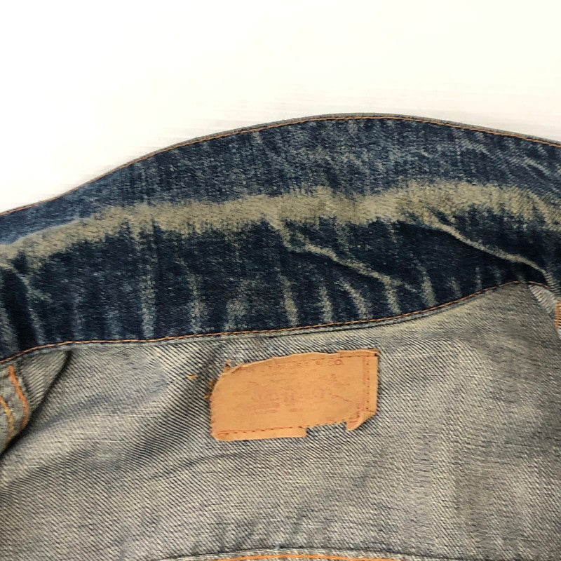 【現状渡し品】【メンズ】 Levi's リーバイス 70's DENIM TRACKER JACKET 70505 VINTAGE 70年代 デニム トラッカー ジャケット ライトアウター ヴィンテージ ボタン裏刻印524 不均等V 145-250726-yo-31-tei サイズ：表記無し カラー：インディゴ 万代Net店