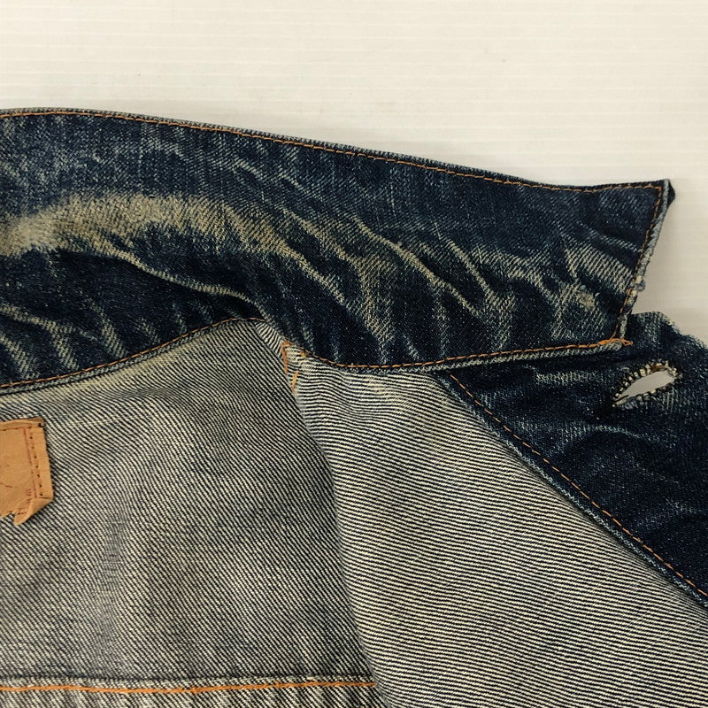 【現状渡し品】【メンズ】 Levi's リーバイス 70's DENIM TRACKER JACKET 70505 VINTAGE 70年代 デニム トラッカー ジャケット ライトアウター ヴィンテージ ボタン裏刻印524 不均等V 145-250726-yo-31-tei サイズ：表記無し カラー：インディゴ 万代Net店