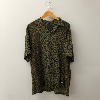 【中古品】【メンズ】 20SS ALOHA.LEOPARD S/S SHIRT 201TSNH-SHM05 アロハ レオパード ショートスリーブ シャツ 半袖 トップス 142-250729-yo-11-fuzh サイズ：L カラー：カーキ 万代Net店