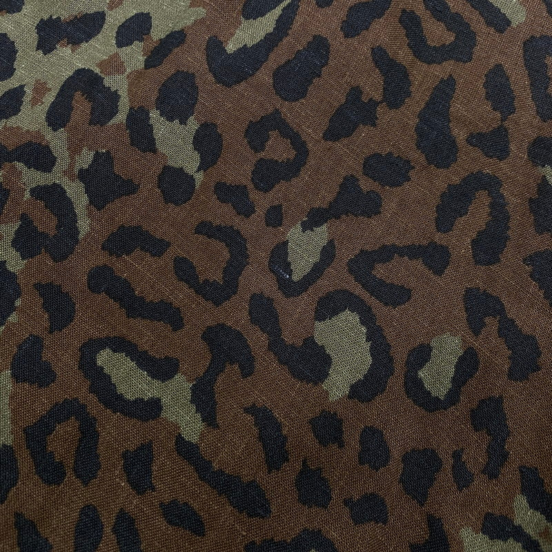 【中古品】【メンズ】 20SS ALOHA.LEOPARD S/S SHIRT 201TSNH-SHM05 アロハ レオパード ショートスリーブ シャツ 半袖 トップス 142-250729-yo-11-fuzh サイズ：L カラー：カーキ 万代Net店