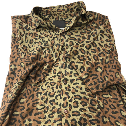 【中古品】【メンズ】 20SS ALOHA.LEOPARD S/S SHIRT 201TSNH-SHM05 アロハ レオパード ショートスリーブ シャツ 半袖 トップス 142-250729-yo-11-fuzh サイズ：L カラー：カーキ 万代Net店