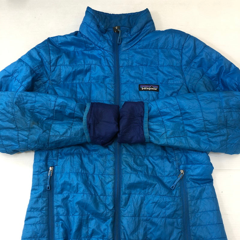 【現状渡し品】【レディース】 patagonia パタゴニア 15SS NANO PUFF JACKET 84216SP15 ナノパフ ジャケット ライトアウター 168-250804-ts-07-tei サイズ：XS カラー：ブルー 万代Net店