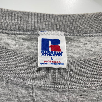 【中古品】【メンズ】 RUSSELL ATHLETIC 80’S USA製 NHLニューヨーク・レンジャーズ Tシャツ ヴィンテージ 古着 145-260818-nm-69-tei サイズ：L カラー：グレー 万代Net店