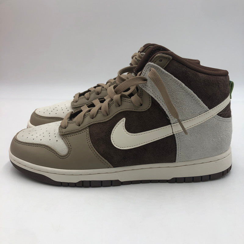 【中古品】【メンズ】 NIKE ナイキ DUNK HI RETRO PREMIUM DH5348-100 ダンク ハイ レトロ プレミアム スニーカー 靴 160-251217-ks-04-tei カラー：SAIL/SAIL-KHAKI-LT CHOCOLATE 万代Net店