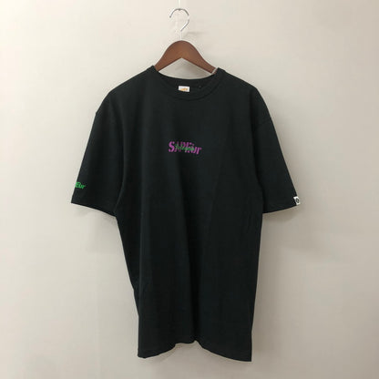 【中古品】【メンズ】 SAPEur サプール HARLEQUIN S/S TEE A0023-470 ハーレクイン ショートスリーブ Tシャツ 半袖 トップス 142-250729-yo-07-fuz サイズ：L カラー：ブラック 万代Net店