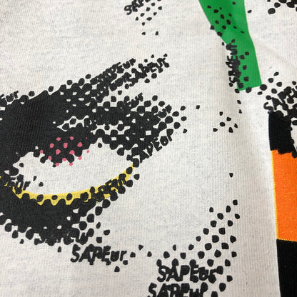 【中古品】【メンズ】 SAPEur サプール HARLEQUIN S/S TEE A0023-470 ハーレクイン ショートスリーブ Tシャツ 半袖 トップス 142-250729-yo-07-fuz サイズ：L カラー：ブラック 万代Net店